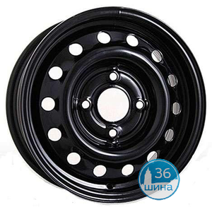Диски 6.0J15 ET45 D56.6 Trebl Chevrolet / Opel (4x100) Black, арт.x40006 Россия