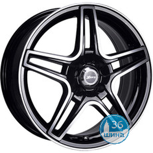 Диски 6.5J16 ET33 D57.1 X-Race AF-09 (5x112) BKF Китай