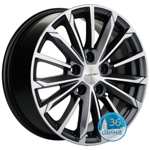 Диски 7.5J19 ET45 D67.1 Khomen Wheels KHW1901 (Mazda CX-5/CX-8) (5x114.3) Black-FP Россия