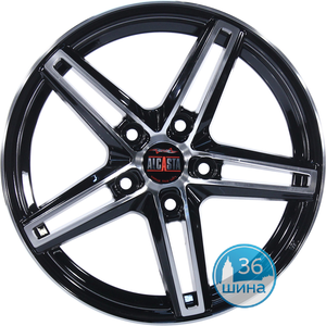 Диски 6.5J16 ET50 D63.3 Alcasta M43 (5x108) BKF Китай