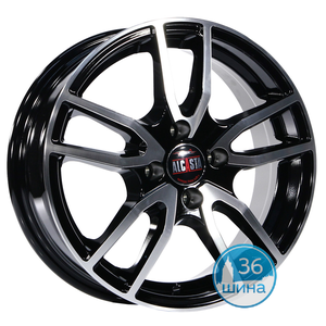 Диски 6.0J15 ET50 D60.1 Alcasta M57 (4x100) BKF Таиланд