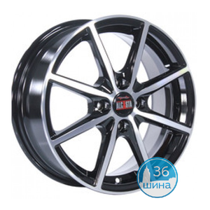 Диски 6.0J15 ET35 D58.6 Alcasta M63 (4x98) BKF, 3950005 Россия