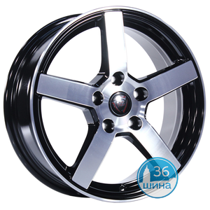 Диски 6.5J16 ET50 D57.1 NZ Wheels R-02 (5x112) BKF, 3841405 Россия