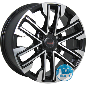 Диски 7.5J17 ET46 D67.1 Replica LA Concept MI553 (6x139.7) BKF Китай