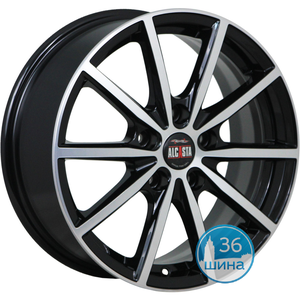 Диски 7.0J17 ET40 D66.1 Alcasta M61 (5x114.3) BKF, 3860605 Россия
