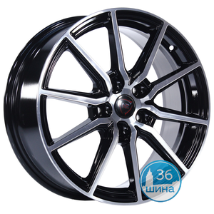 Диски 7.0J17 ET35 D67.1 NZ Wheels R-03 (5x114.3) BKF, 3850005 Россия