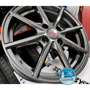 Диски 6.0J15 ET46 D54.1 Alcasta M63 (4x100) Graphite, 3920327 Россия