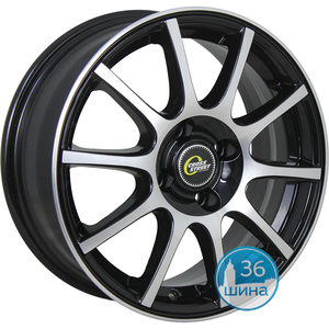 Диски 6.0J15 ET50 D60.1 Cross Street CR-16 (4x100) BKF, C6(A1251)-615-601-4x100-50BD Россия