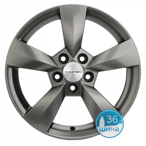 Диски 6.0J15 ET40 D57.1 Khomen Wheels KHW1504 (Polo) (5x100) G-Silver Россия