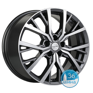 Диски 7.0J18 ET38 D67.1 Khomen Wheels KHW1806 (Outlander) (5x114.3) Gray-FP Россия