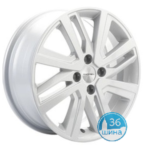 Диски 6.0J16 ET50 D60.1 Khomen Wheels KHW1609 (Vesta/Largus) (4x100) F-Silver Россия