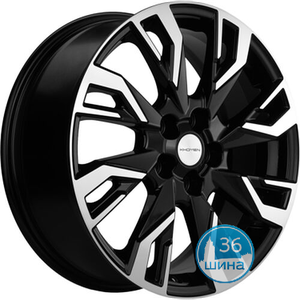Диски 7.0J18 ET37 D66.5 Khomen Wheels KHW1809 (Jolion) (5x114.3) Black-FP Россия