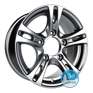 Диски 6.5J15 ET40 D98.5 СКАД Дюна (5x139.7) Графит, арт.2110027 Россия