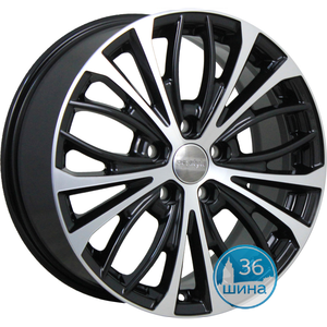 Диски 7.5J17 ET52.5 D67.1 КиК КС873 (5x114.3) Алмаз Черный, арт.74847 Россия