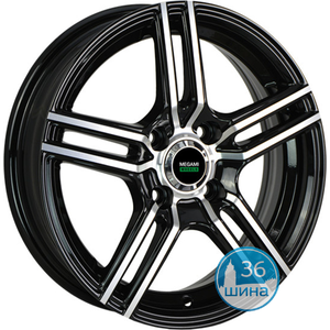 Диски 6.0J15 ET50 D60.1 Megami MGM-1 (4x100) BKF Китай