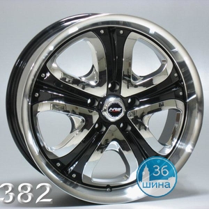 Диски 8.5J20 ET45 D66.6 Racing Wheels Premium H-382 (5x112) BK/CW P Тайвань