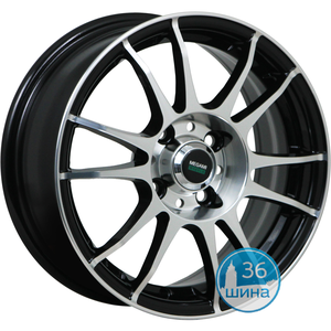 Диски 6.0J15 ET38 D57.1 Megami MGM-3 (5x100) BKF Китай