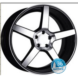 Диски 6.0J15 ET40 D60.1 Megami AF-07 (4x100) BKF Китай