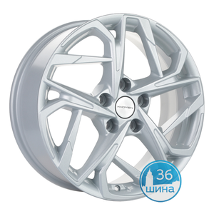 Диски 7.0J17 ET40 D54.1 Khomen Wheels KHW1716 (Jac/Москвич 3) (5x108) F-Silver Россия
