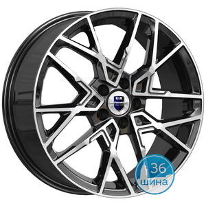 Диски 7.0J18 ET33 D60.1 КиК Вудроф (КС1044) (5x108) Алмаз Черный Россия