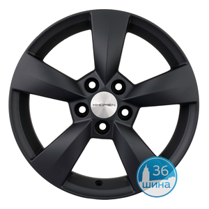 Диски 6.0J15 ET38 D57.1 Khomen Wheels KHW1504 (Rapid) (5x100) Black Россия