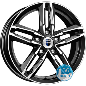 Диски 6.0J16 ET48 D57.1 КиК Sayan (КС731М) (5x112) Алмаз Черный Россия
