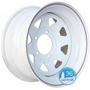 Диски 8.0J16 ET10 D110 OFF-ROAD Wheels Тойота Ниссан (6x139.7) Белый, (треуг.мелкий) Китай