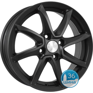 Диски 6.0J15 ET38 D58.6 СКАД ОСАКА (КЛ317) (4x98) Черный бархат, 3270022 Россия, (КР)