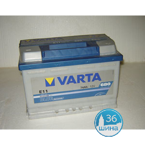 Аккумуляторы 6СТ. 74 Varta Blue Dinamic(574013) 680A, п/п Чехия