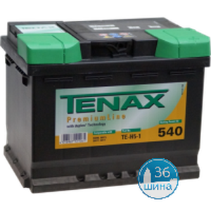 Аккумуляторы 6СТ. 60 TENAX PREMIUM 540А, о/п, TE-H5-1 Чехия
