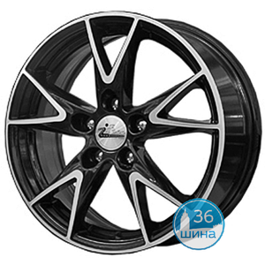 Диски 6.5J15 ET35 D56.6 КиК iFree Нирвана (КС524) (5x105) Блэк Джек, арт.065800 Россия