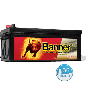Аккумуляторы 6СТ. 180 Banner Buffalo Bull SHD PRO 680 08 1000A о/п конус Австрия