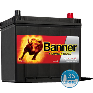 Аккумуляторы 6СТ. 60 Banner Power Bull P60 62 510A выс. азия о/п нижнее крепление Австрия
