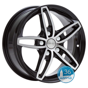 Диски 7.0J17 ET45 D60.1 СКАД Турин (5x114.3) Алмаз арт.2190305 Россия