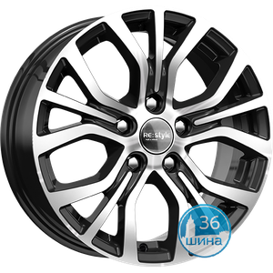 Диски 6.5J16 ET40 D66.1 КиК КС736 Nissan Qashqai (5x114.3) Алмаз Черный, арт.67992 Россия