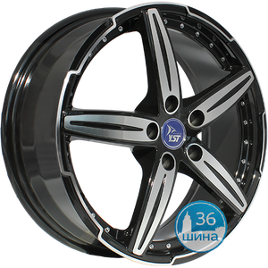Диски 6.5J16 ET50 D63.3 YST X-22 (5x108) BKF арт.9143358 Россия