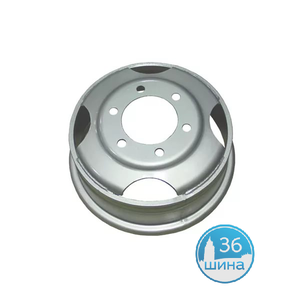 Диски 6.00x20 ET129 D164 ГАЗ-3307, 3309, ПАЗ-32053 (6x222.25) Серебристый, арт.3301-3101015 Нижний Новгород